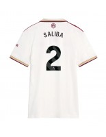 Arsenal William Saliba #2 Alternativní Dres pro Dámské 2025-26 Krátký Rukáv